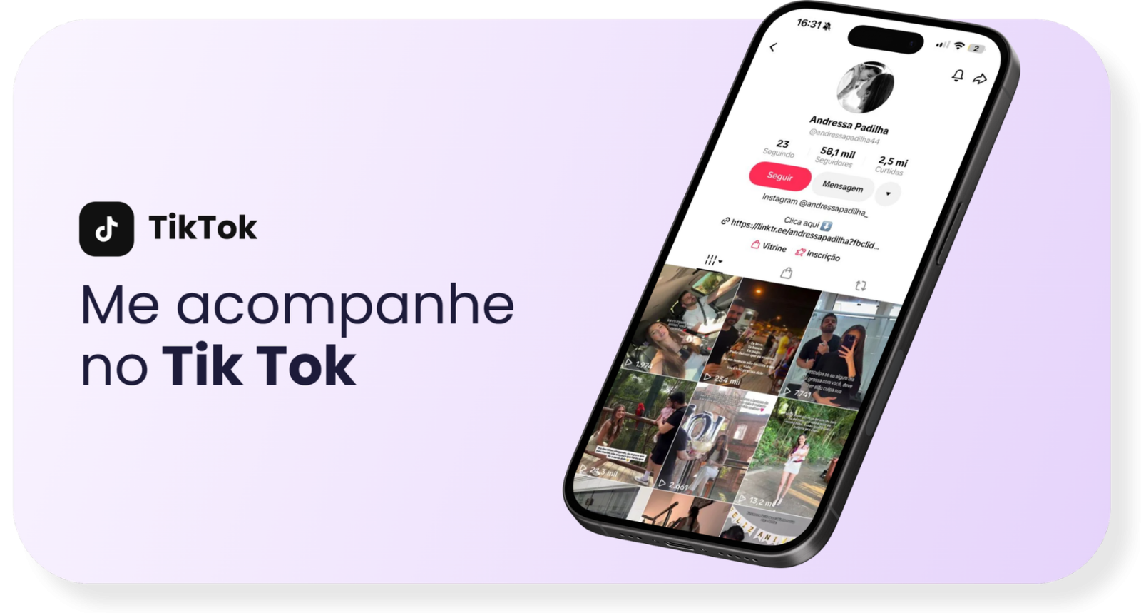 Meus vídeos no TikTok